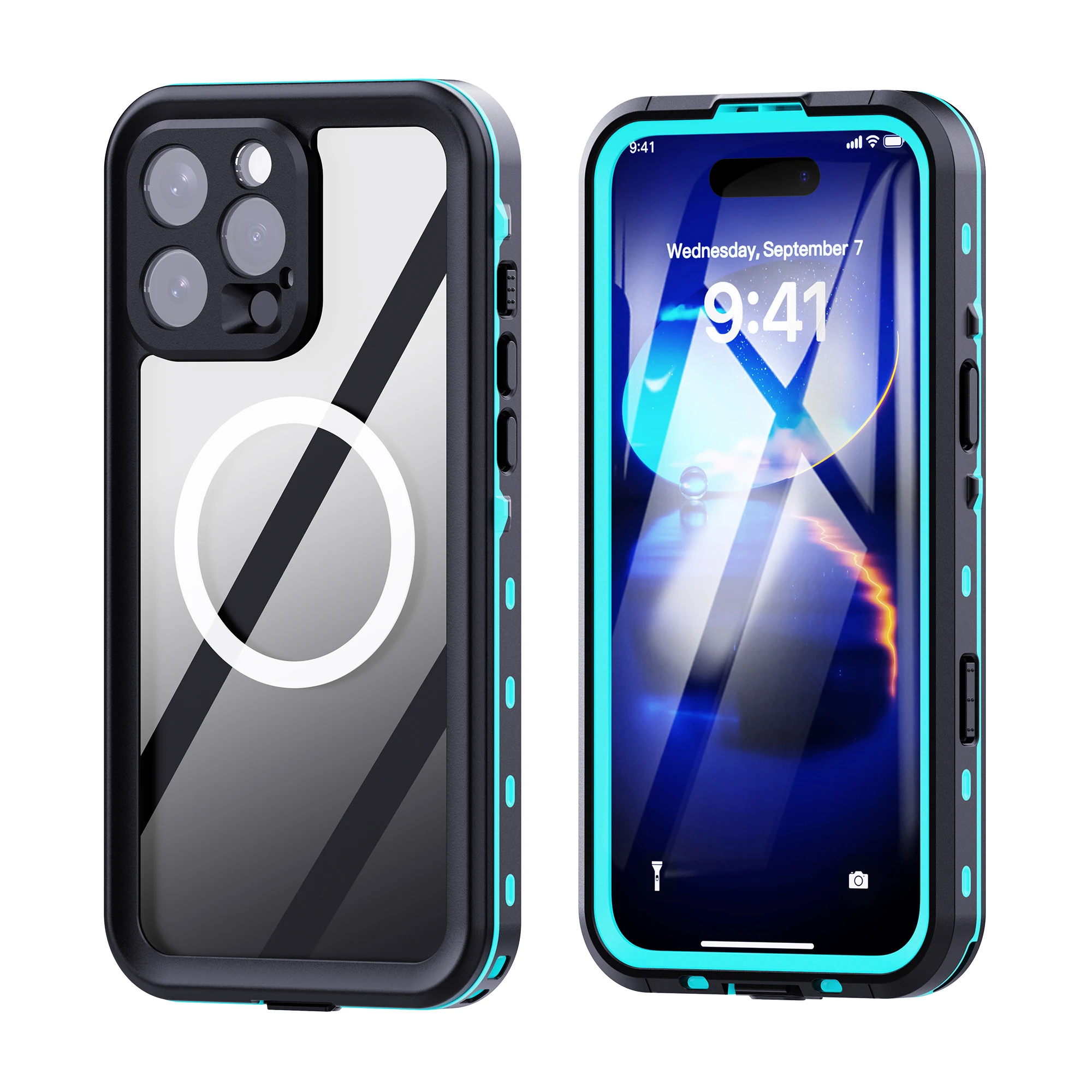 Ultimate IP68 Waterproof & Dustproof Diving Case with Magnetic Rugged Cover