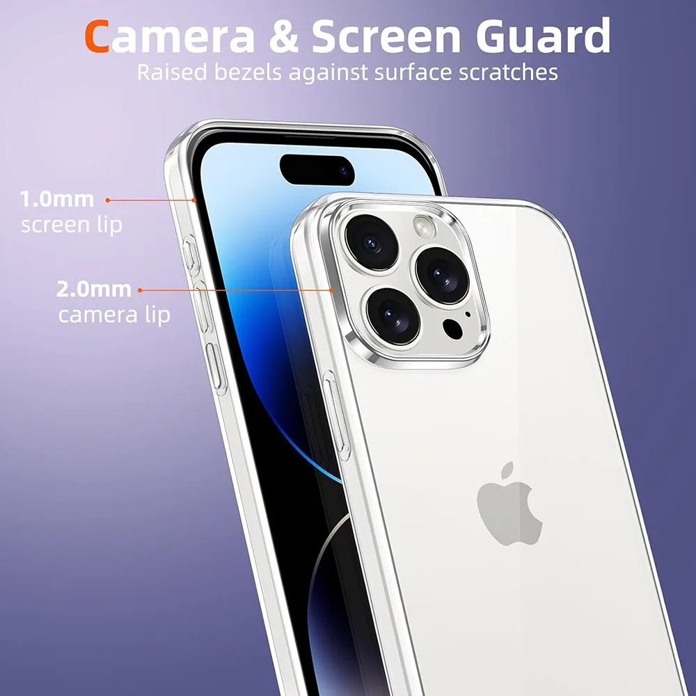 Ultra Thin Transparent Black Silicone Soft Case - Clear Shell Cover