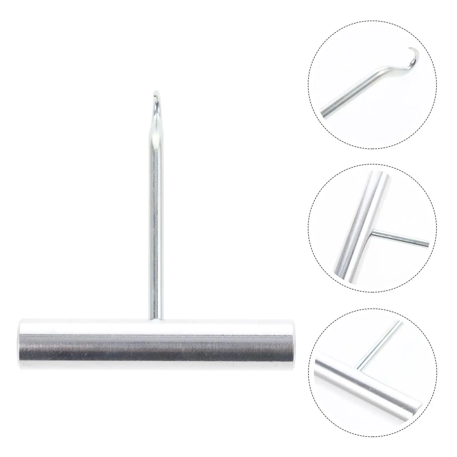 Tennis Racket Pull Hook Stringing Machine Badminton Tool Stainless Steel Racket String Puller Stringing Hook Easy Operation