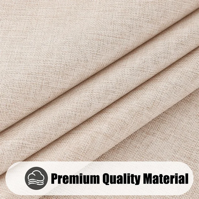 Olanly Rectangle Tablecloth Faux Linen Table Cloth Waterproof Wipeable Fabric Tablecloth Washable Table Cover For Kitchen Dining 2