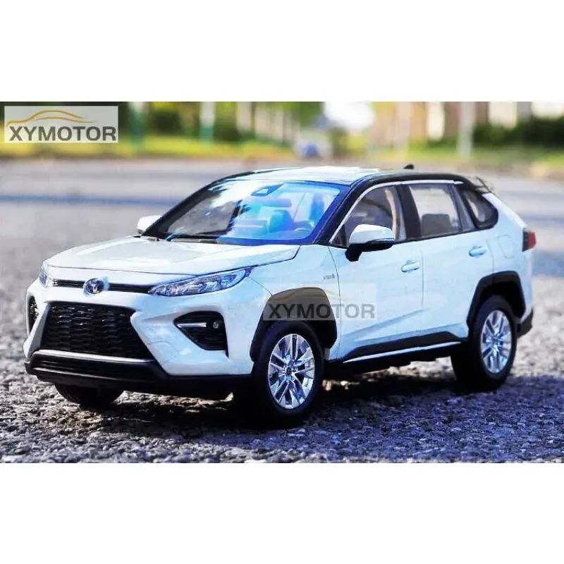 

1/18 TNGA For Toyota WILDLANDER 2020 SUV Diecast Car Model Toys Boys Gifts Collection Ornament Metal,Plastic,Rubber White/Blue