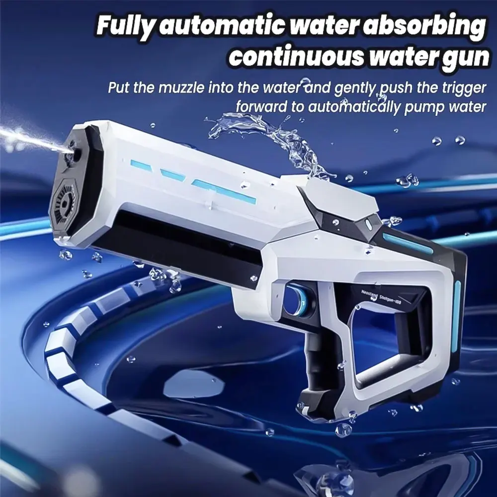Electric Water Guns For Adults Powerful Squirt Automatic Water Suction Water Blasters Summer Outdoor Beach Toy For Kids Gift 2