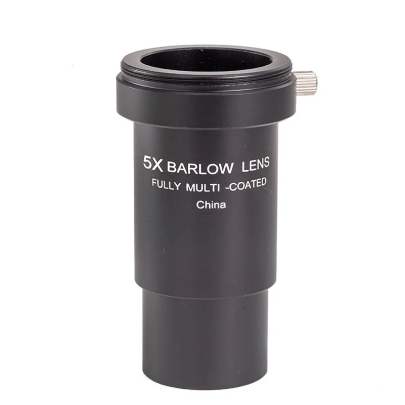 Telescope 5X Astronomical Telescope Eyepiece Barlow Lens 1.25Inch Astronomical Telescope Accessories Aluminium Alloy 4