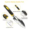 Garden Tool Hand Trowel,Rake,Cultivator,Weeder Tools With Ergonomic Handle,Garden Lawn Farmland Transplant Gardening Bonsai Tool 2