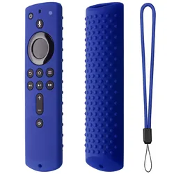 Silicone Protective Cover for Fire TV Stick Remote Control (Dark Blue)