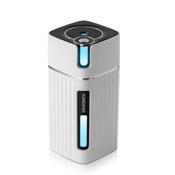 Ultrasonic Smart Cool Mist Aroma Diffuser with LED Light (White)