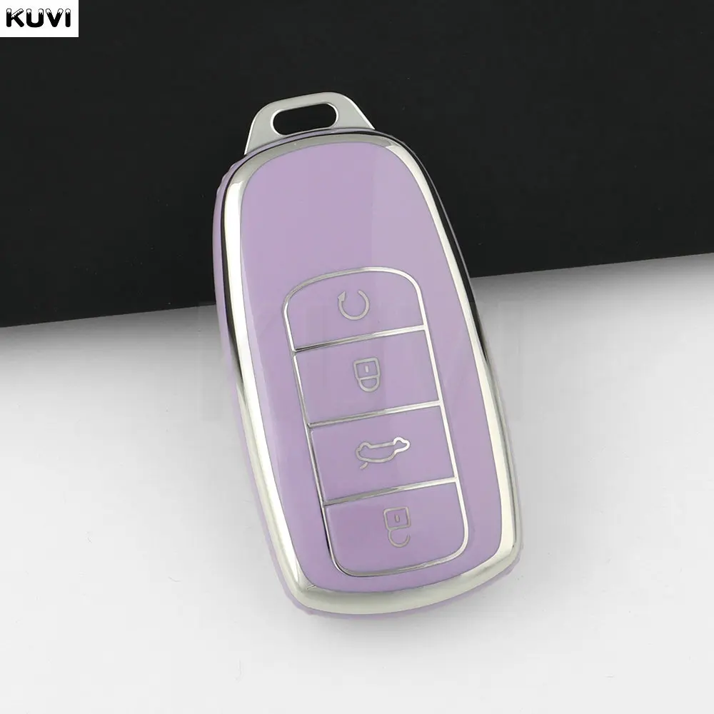 10-Piece TPU Car Key Case Protector Set