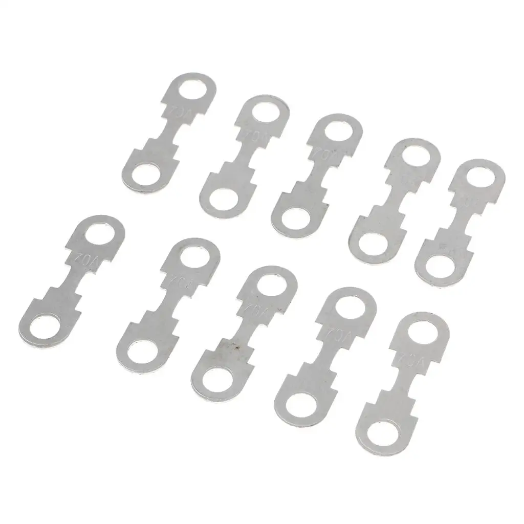 10Pcs Strip Fuse Link for VW Golf 30/40/50/60/70/80/100/125/150AMP Choice