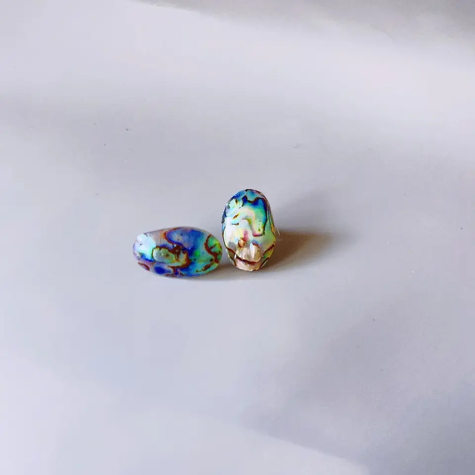 Orecchini Pendenti In Conchiglia Di Abalone Naturale – Moda Donna, Fatti A Mano, Stile Spiaggia - 3