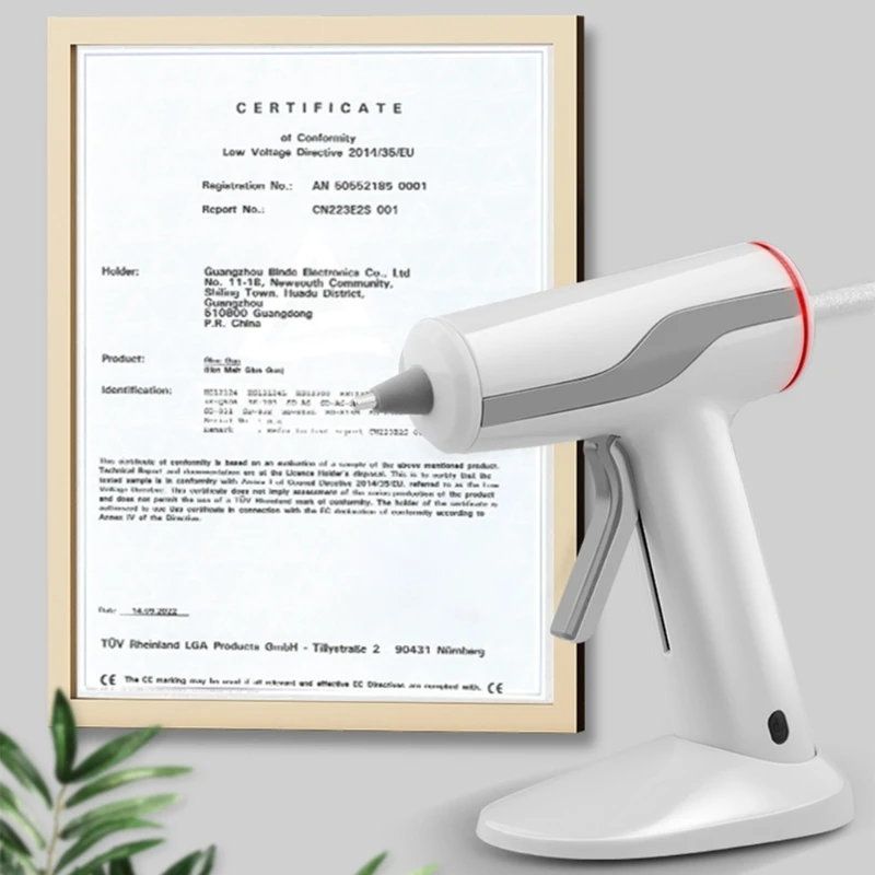 Hot Melt Glue Gun, Hot Glue Gun, Cordless Glue Gun Wireless USB Rechargeable Craft Tool Cordless Hot Glues Guns for DIY Project Quick Fixes 3.7V Low Safety