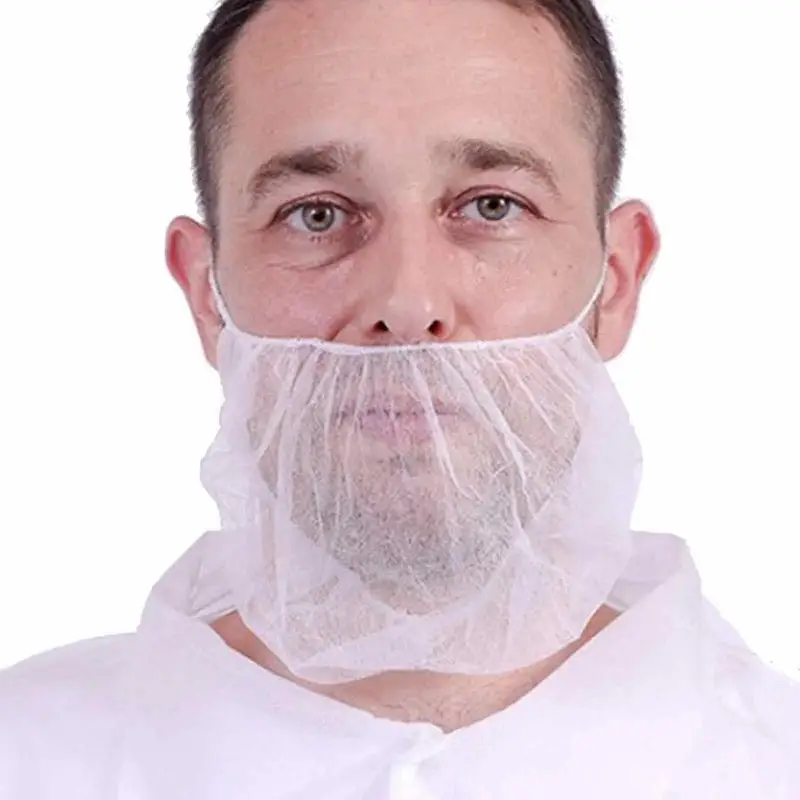 BeardCover100pcsBeardProtectiveCoversWithElasticStraps