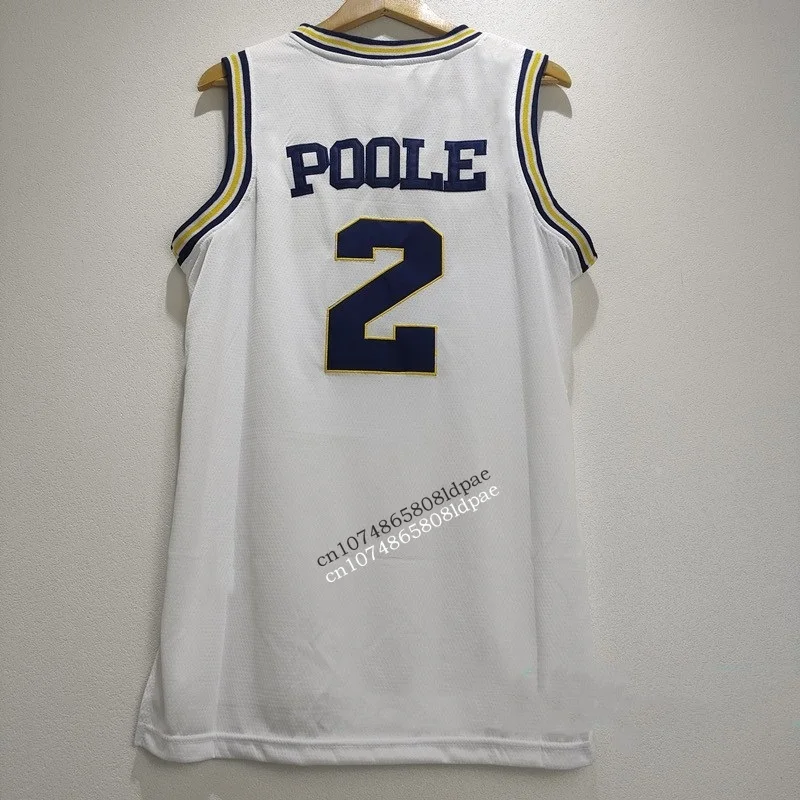 Basketball Jerseys Men Women Oversize 2 Poole Michigan Embroidery Sewing Breathable Athletic Sports Street Hip Hop Sportswear
