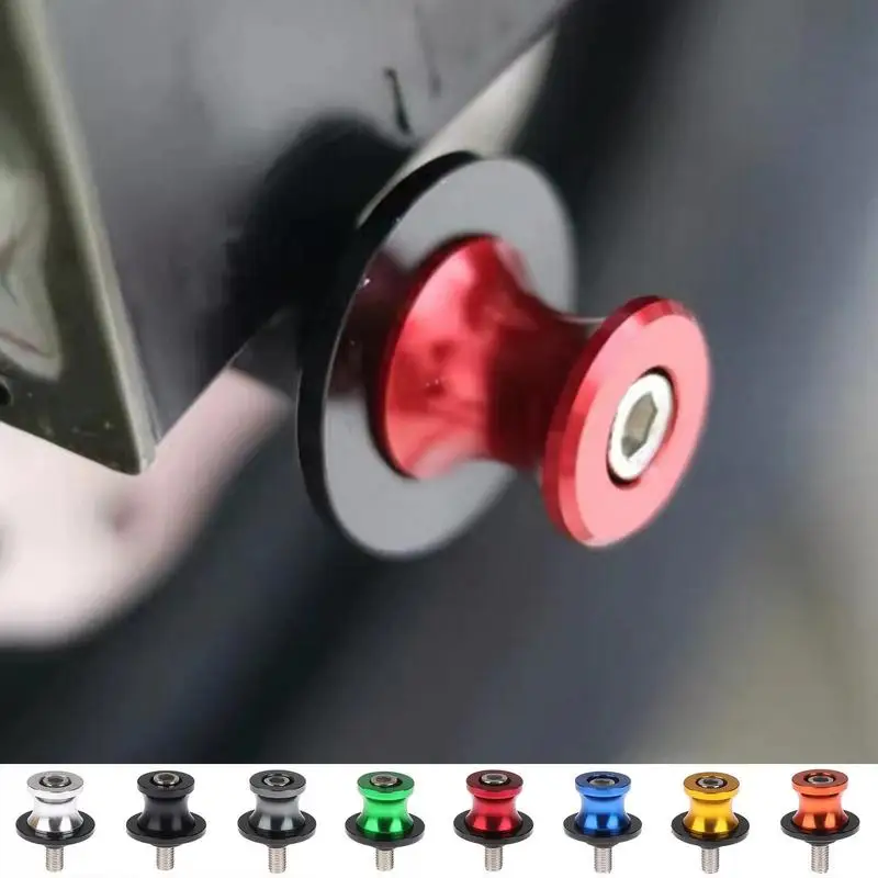 

Universal Motorcycle Rear Swing Arm Stand Screws Aluminum Alloy CNCs Starting Frame Screw Swingarm Spools For Lifting Pin Screw
