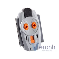 High-Tech Power Functions M L XL Servo Train Motor Battery Box IR Control Receiver Compatible All Brand MOC Building Bricks Toys 2