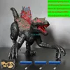 Simulation Jurassic World Spinosaurus Electric Remote Control Walking Dinosaur 2.4G 40CM Large Mouth Tail Swing RC Dinosaur Toy 1