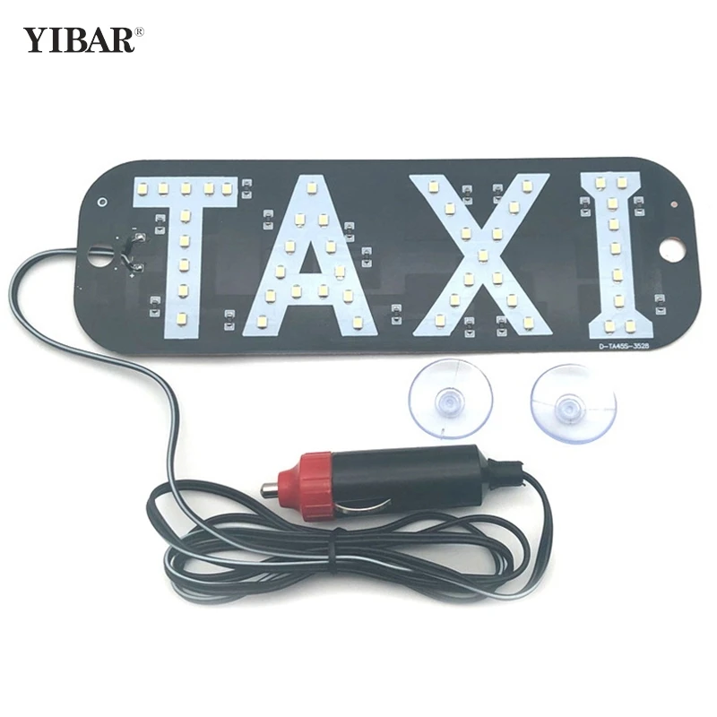 

Подсветка для такси, светодиодный индикатор, подсветка для телефона, подсветка для прикуривателя с всасывающим сигналом, яркость для такси, 12 В постоянного тока