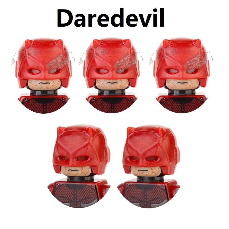 Plastica Abs Pg1717 Super Hero Daredevil Building Blocks Mini Action Figure Toys