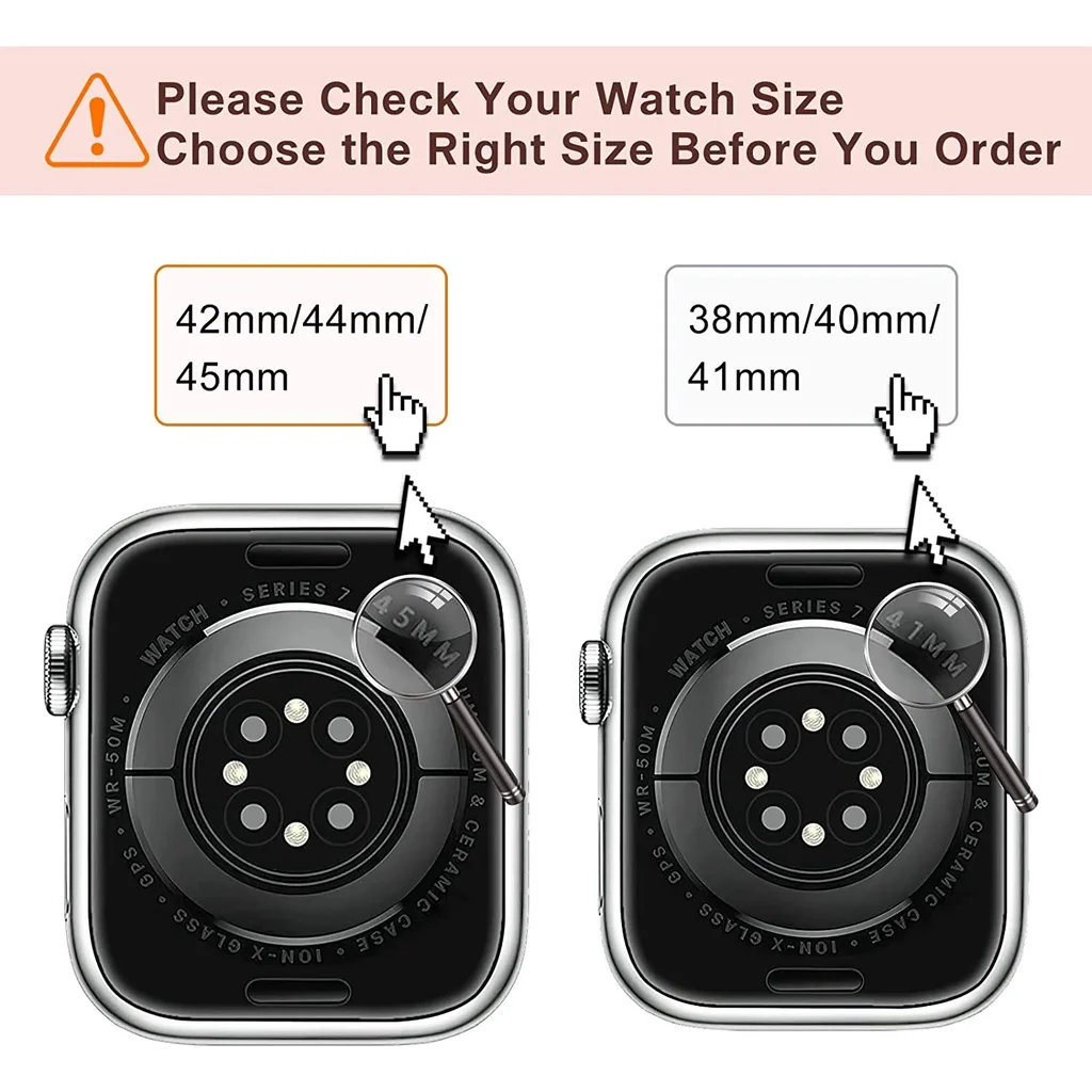 Premium Milanese Loop Case & Band with TPU Screen Protector for Apple Watch Series - Sleek & Durable Design