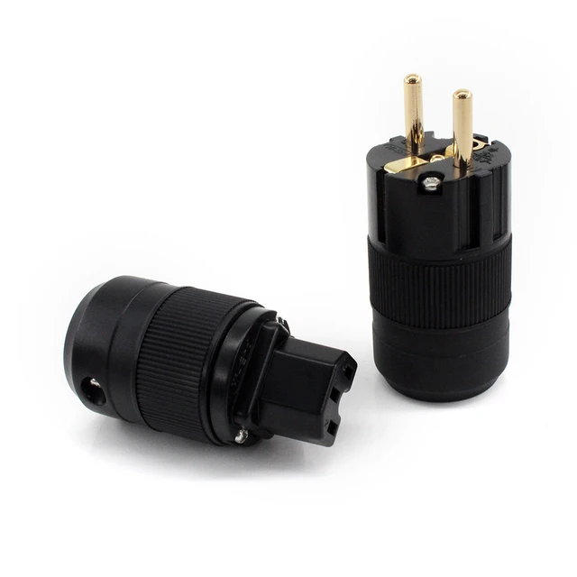 Viborg VE502 VF502 High End Pure Rame Spina Schuko Spina Di Alimentazione HiFi Fredda Spina (rame Puro - Foto 6