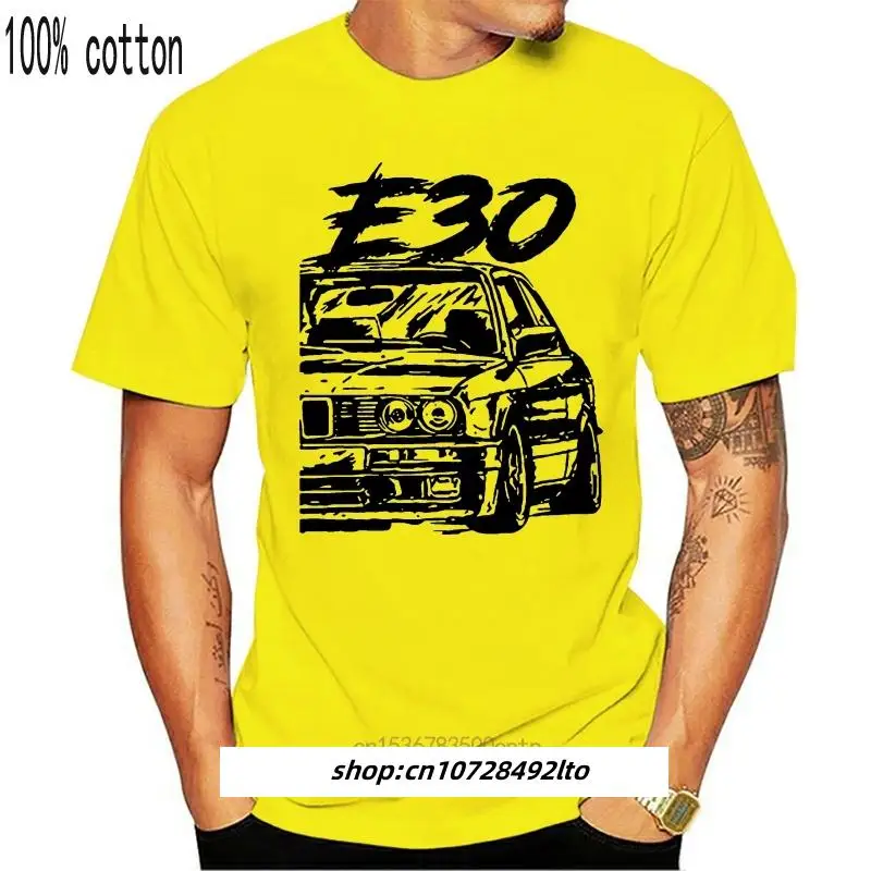 

E30 T-Shirt Drift Motorsport Old School Digitally Remastered S-5XL motorcycle car men shirt
