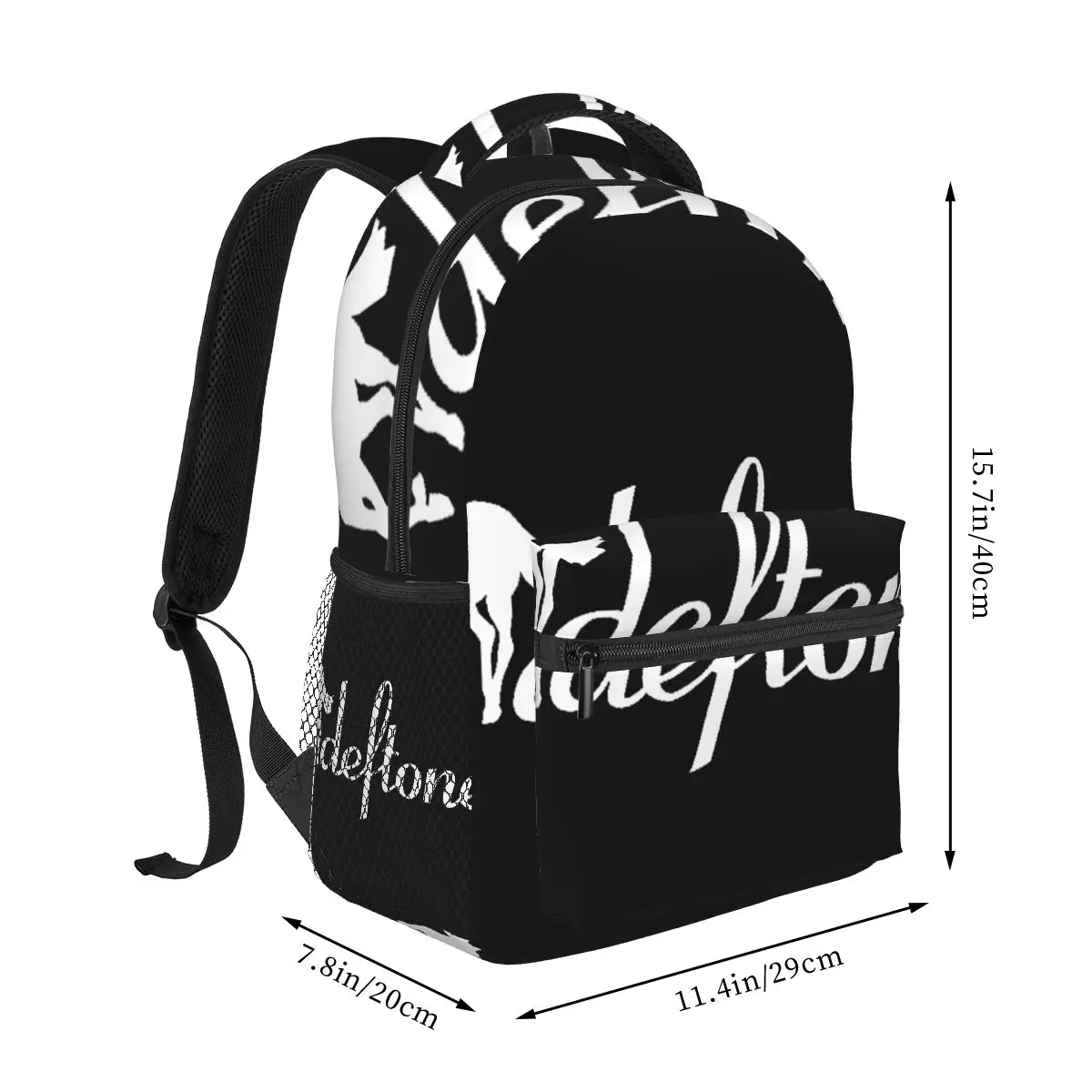 Deftones Logo Casual Backpack Unisex Students Leisure Travel Computer Backpack