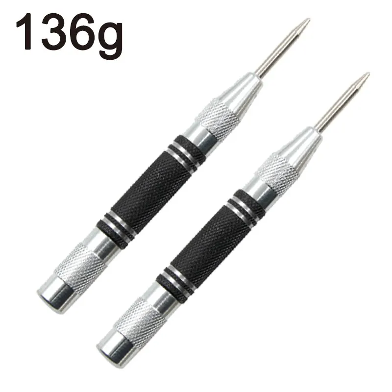 2-Piece Spring Action Automatic Center Punch and Glass Breaker Tool Set