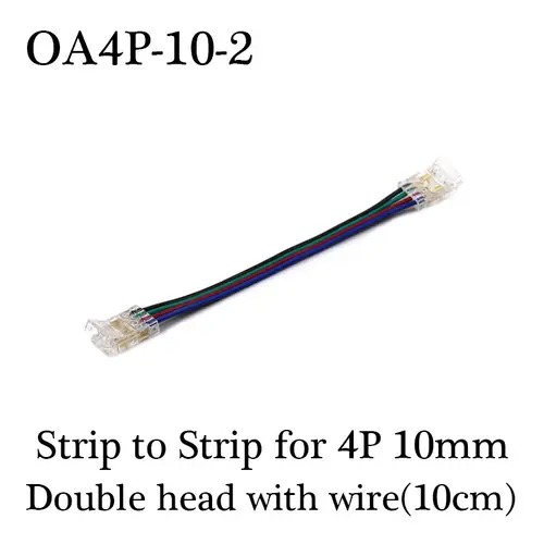 COB LED Wire Connector 5 8 10mm Connection Solderless Mini Buckle FCOB RGB CCT LED Strip Lights 2 3 4 Pin Connector With Wire - Image 15