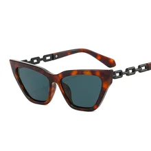 

Fashion Cay Eye Sunglasses Women Hollow Out Chain Glasses Retro Sunglass Men Brand Designer Eyewear UV400 Sun Glass Clear Shades