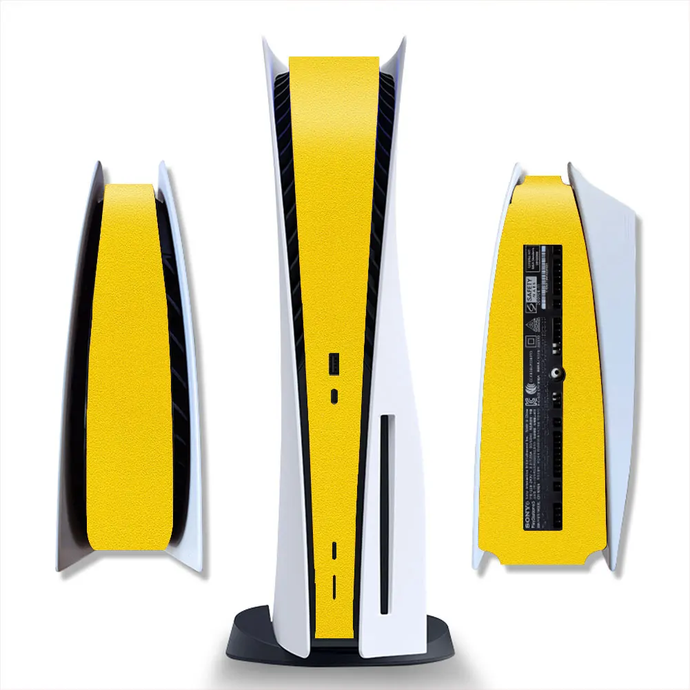 Giallo Opaco Per Console Ps5 Adesivo Per Striscia Centrale In Pelle Centrale Ps5 Pellicola Per Protezione Parte Centrale Console Ps5 Adesivo Centrale 