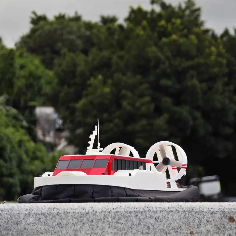 RC Amphibious Hovercraft Model Remote Control Wind-powered Boat Model Jet Boat Toy Gift DIY Simulation Ship Model 5