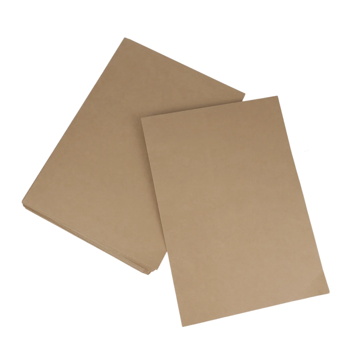 

10pcs A4 Simple File Folder Kraft Paper Folder Single Slot Document Organiser