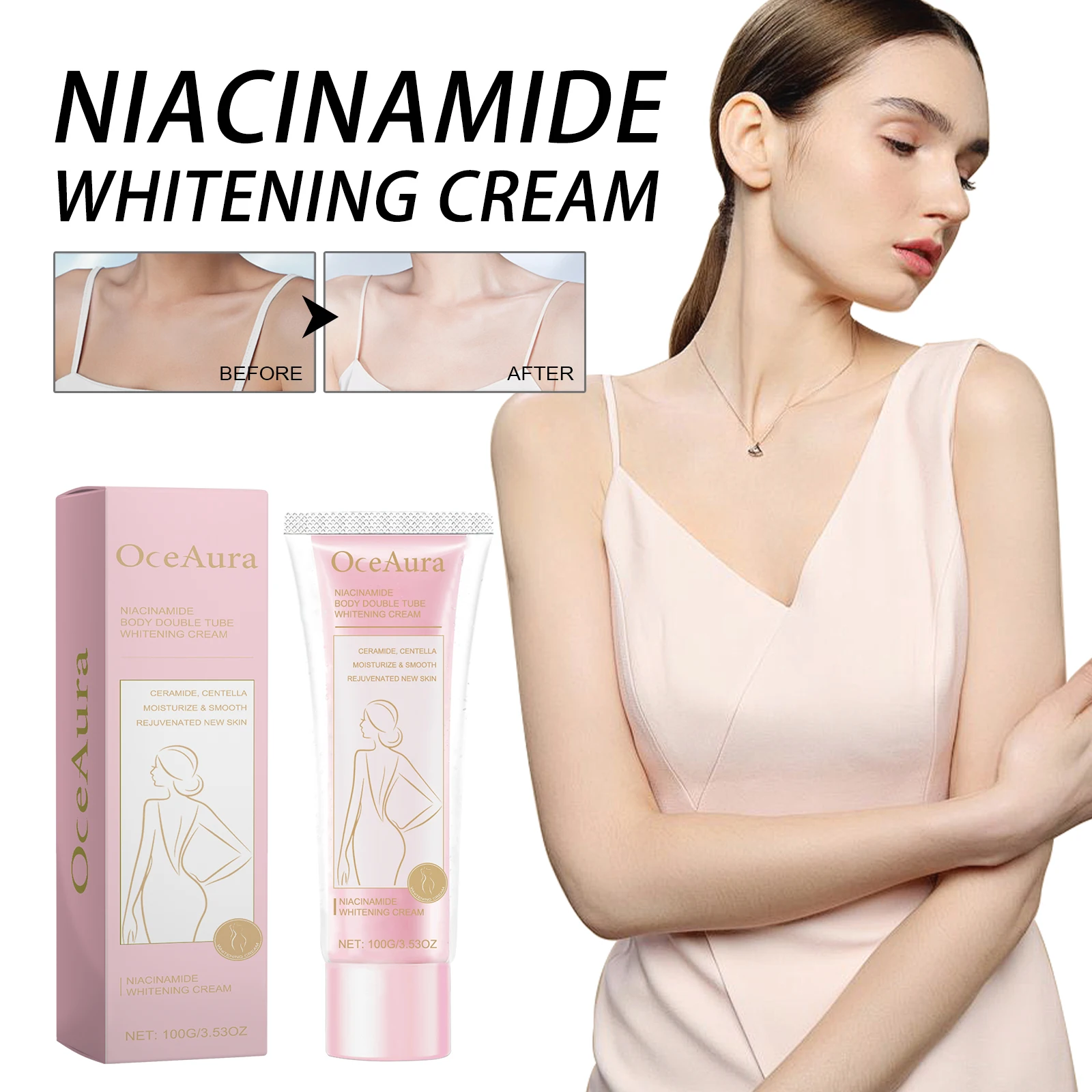 OceAura Moisturizing Cream Replenishes Moisturizes Smooths the Skin Repairing Dullness and  Face, Body and Hand Cream 3.5Oz 5