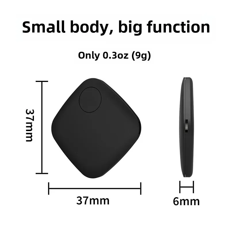 Mini GPS Locator Tracker Air Tag Tracking Anti-Lost Device Locator Tracer for Pet Dog Cat Kids Car Wallet Key Collar Accessories