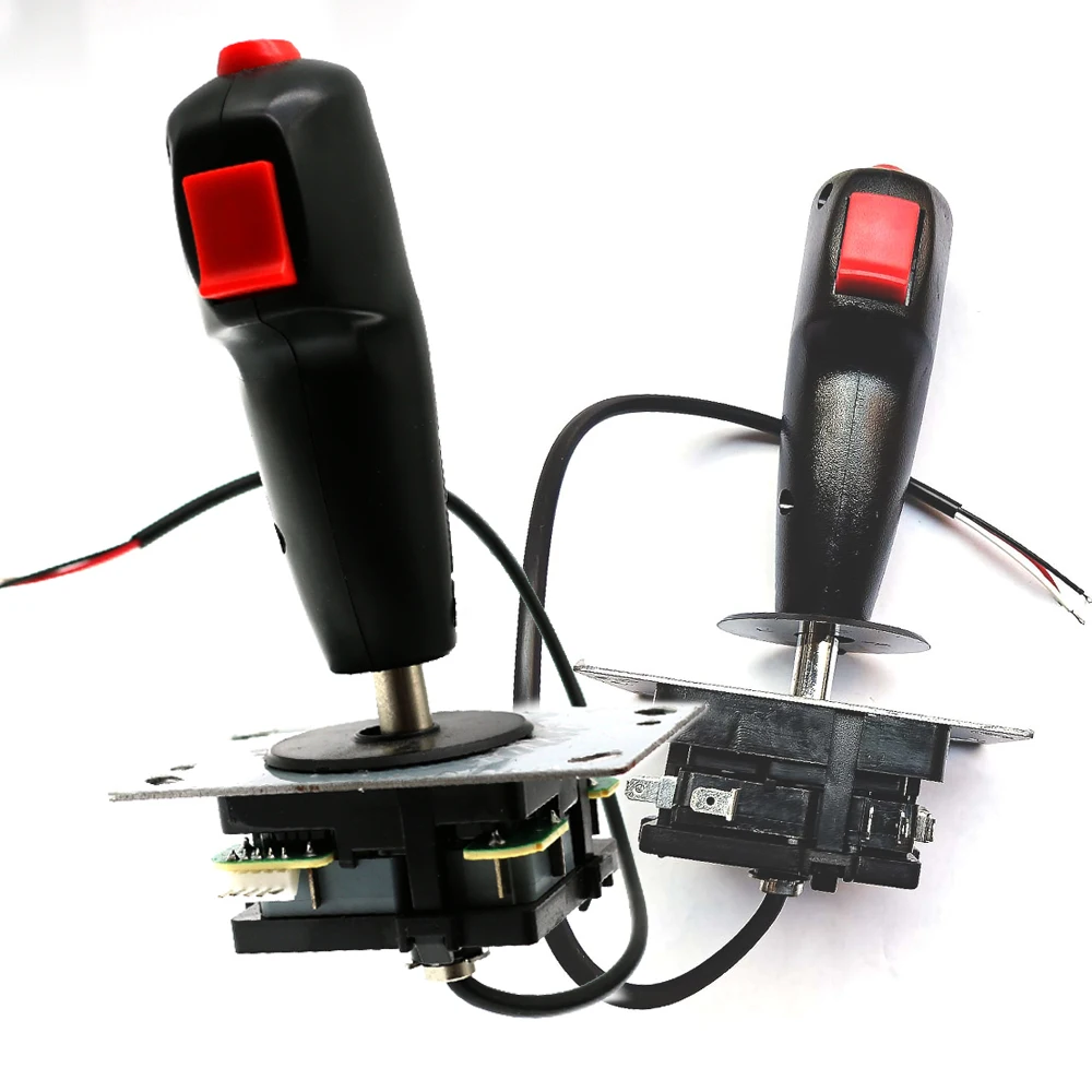 Flight Joystick Top Fire Push Button Trigger Stick Controller Non Vbration Gioco Vr Arcade Artiglio Distributore Automatico Parti Flipper Fai Da Te