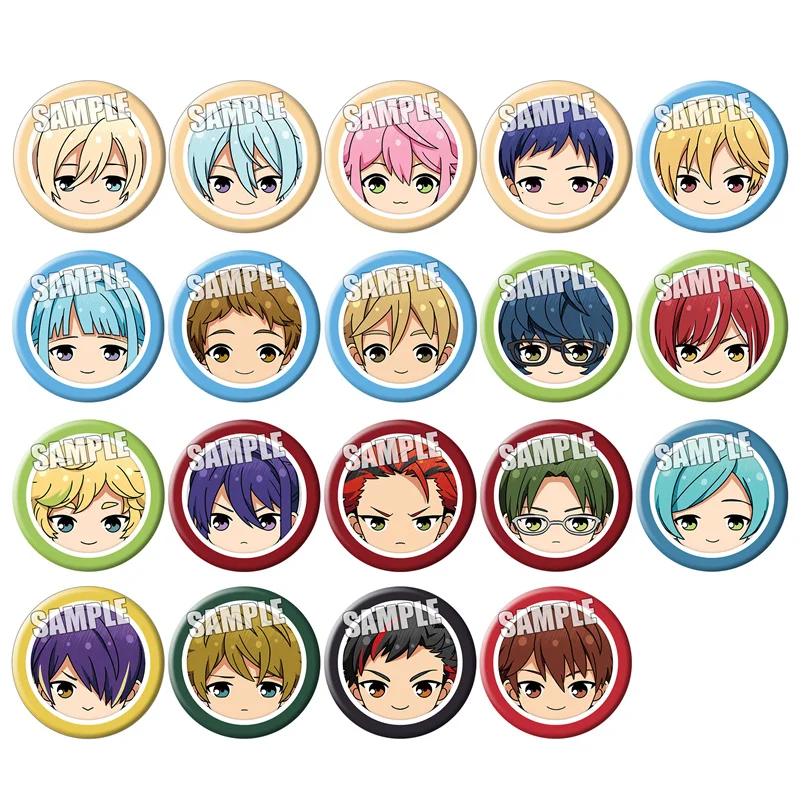 

Мужская брошь с рисунком в виде звёзд