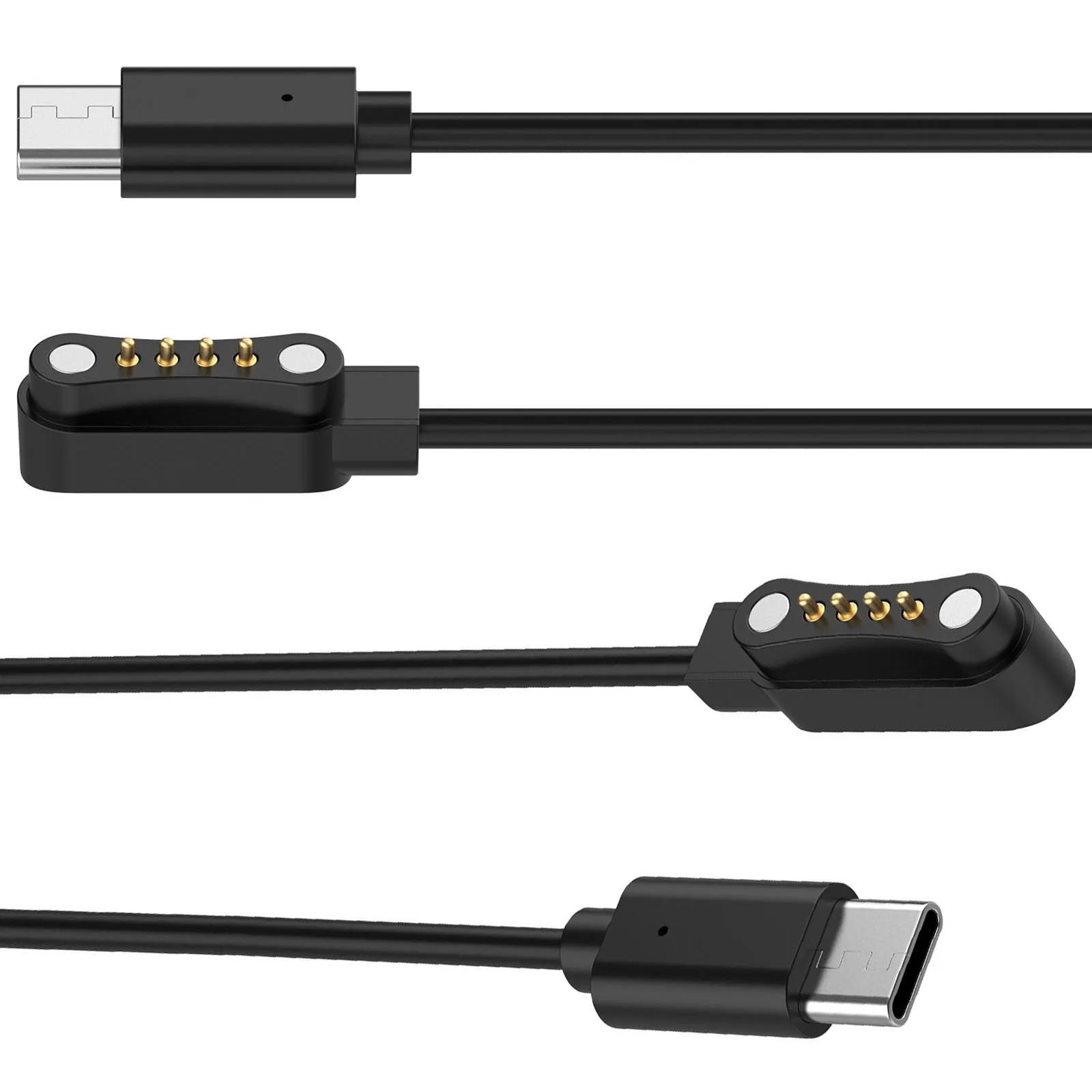 마그네틱 충전기 3.3FT 고속 충전 및 안전 보호 노트/프로 AI 음성 녹음기 액세서리용 USB-C 충전기