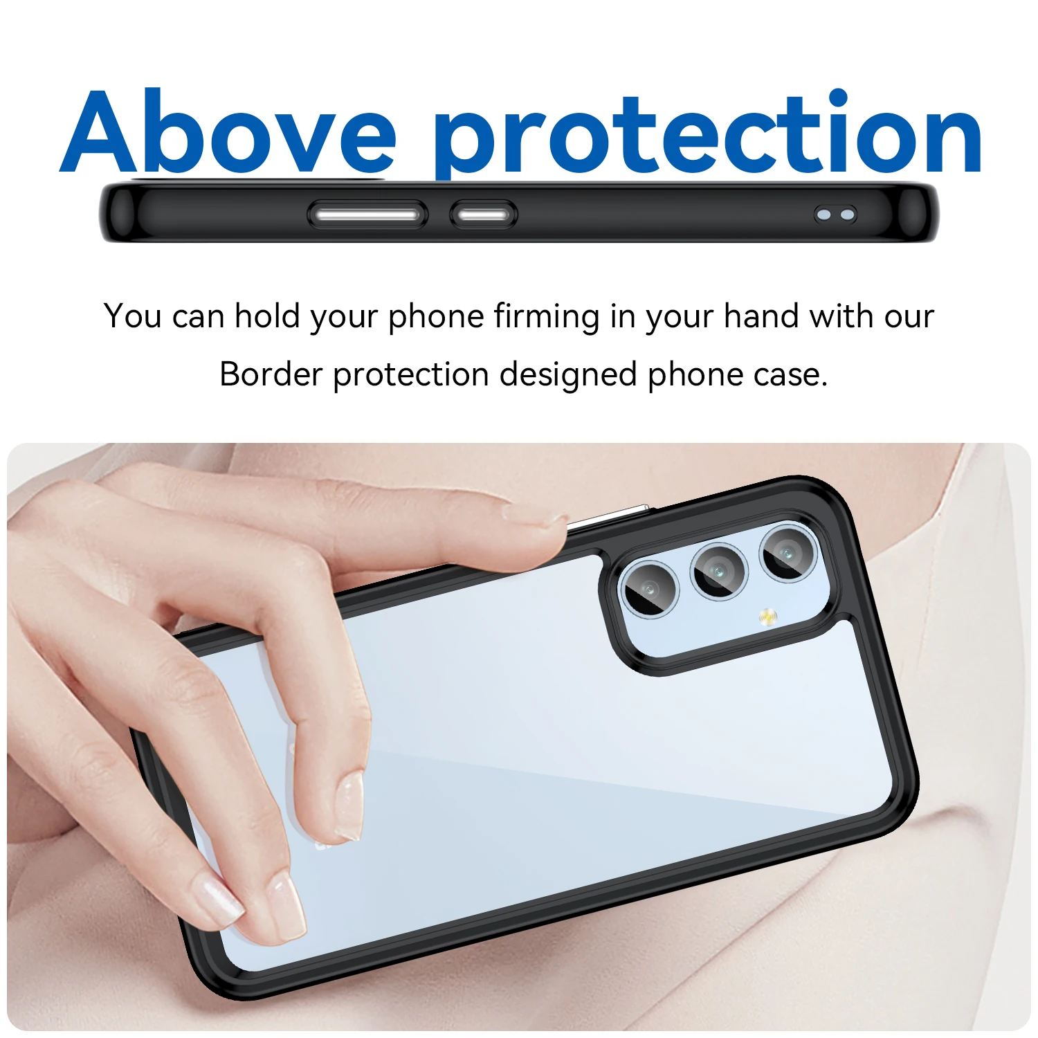 Crystal Clear TPU Protective Phone Case - Slim & Durable Cover