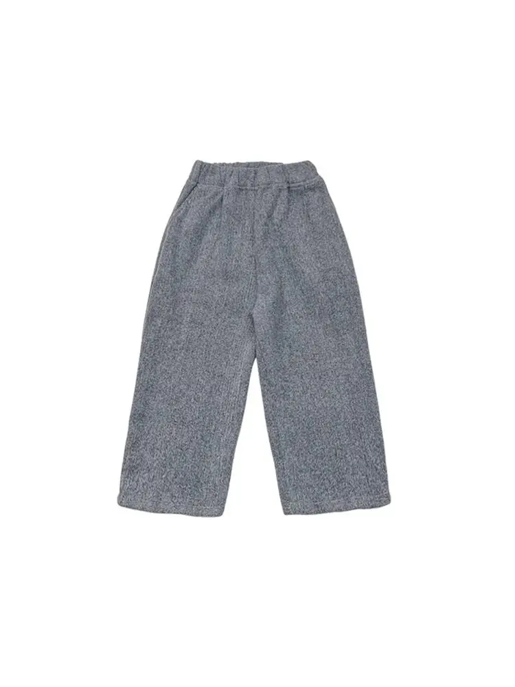 Herbst Winter hohe Taille Mode lässig solide Mädchen Hose niedlich süß gerade Kinder hose kawaii Mode Kinder kleidung – Detail 9