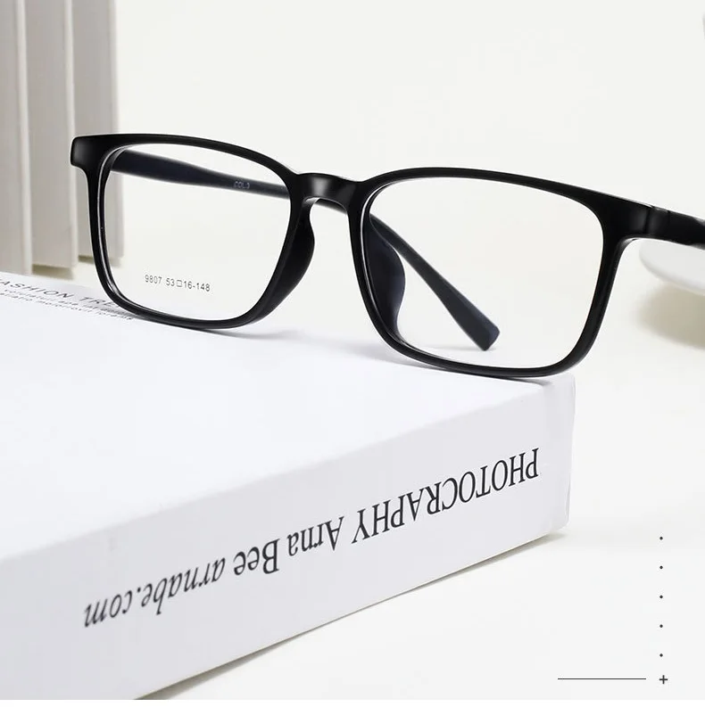 EYELUYAN Anti-Blaulicht-Brille mit Sehstärke, progressive Myopie-Lesebrille für Männer und Frauen, modischer TR90-Kunststoffrahmen – Detail 7