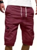 US Plus Size Cargo Shorts Men's Fashion Summer Ins Casual Big Size Pants Students Trend Port Wind Gym Pants Outwear Men 5