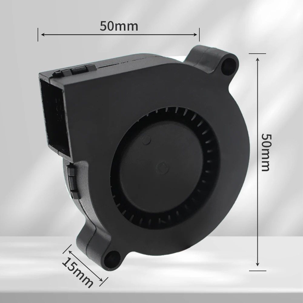 Prusa I3 MK3 3D Printer Parts DC 5V 5015 Blow Radial Cooling Fan Hydraulic Sleeve Bearing Front Print Fan Cooler Radiator - 4