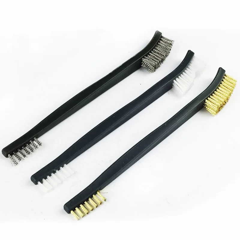 Universal Gun Hunting Cleaning Kit Steel Wire Brush Nylon Pick Set Tactical Rifle Pistol Gun Hunting Cleaning Tool Accessories 2