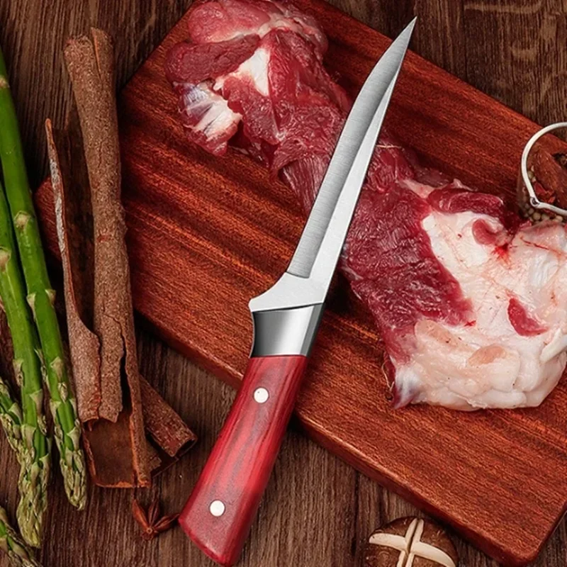 6inch Kitchen Knife For Meat Cutting Stainless Steel Fruit Paring Knife Cut Meat Pork Beef Sheep Kitchen Supplies kitchen knife