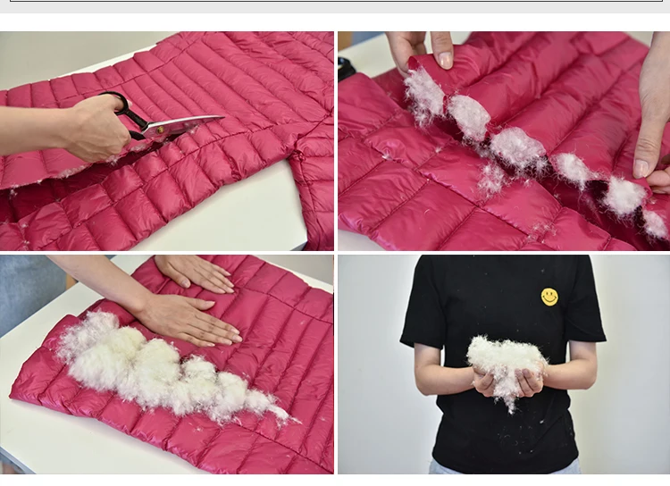 Plus Size New Women Thin Down Jacket White Duck Down Ultralight Jackets Autumn And Winter Warm Coats Puffer Portable Outwear