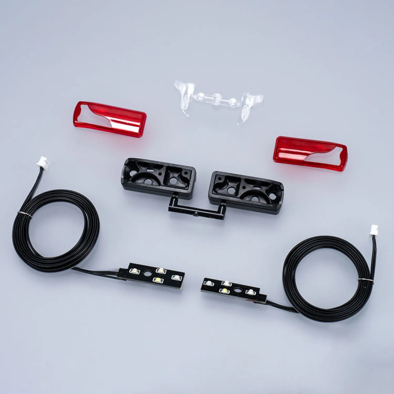 Ersatzteil Ein Paar LED 5V Kunststoff Rücklicht Rückleuchte für Spielzeug 1/14 DIY TAMIYAYA Fernbedienung Traktor LKW Modell Kipper Auto – Detail 4