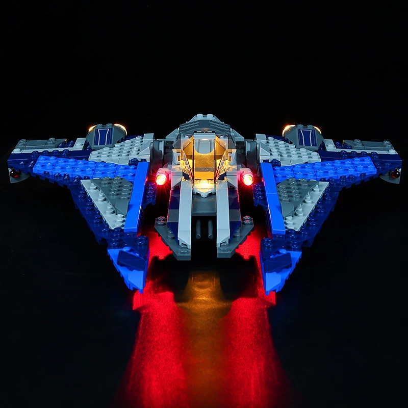 

Набор строительных блоков со светодиодсветильник кой для Военного Истребителя 75316, не входит в комплект