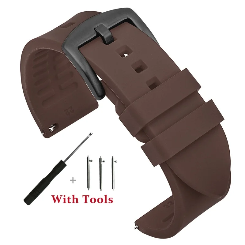 Quick Release Silicone Watch Strap - Universal Waterproof Bracelet Accessory