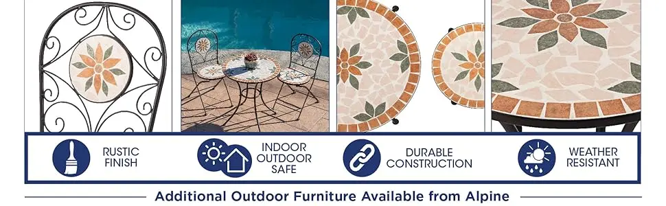 jfh918a, outdoor furniture, furniture, bistro set, table, chairs