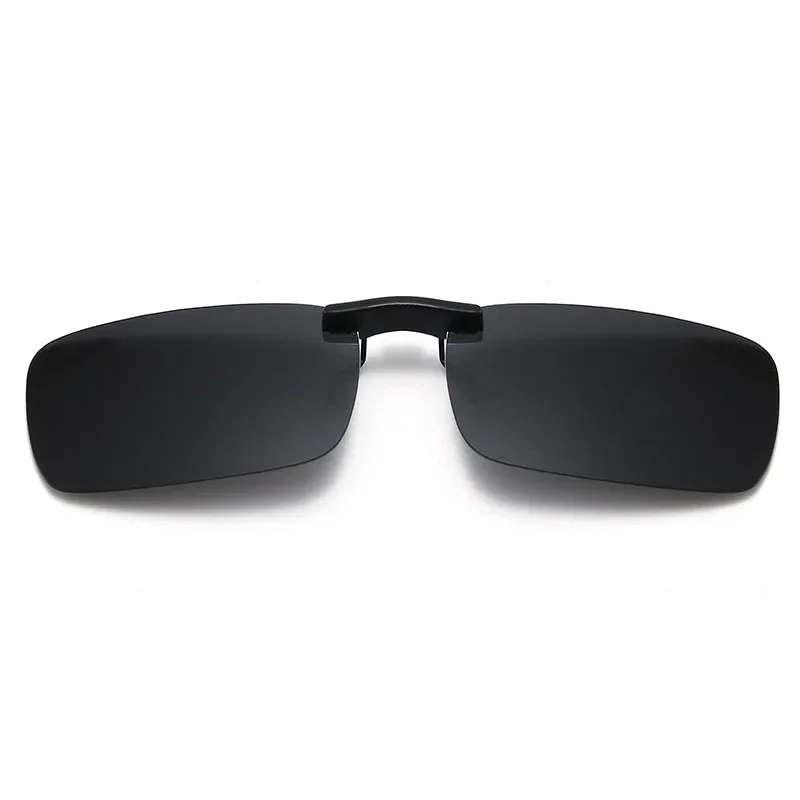 Polarized Sunglasses Driving Glasses Flip-up Clip-on Sunglasses Polarized Sunglasses Metal Clip Rimless for Prescription Glasses Driving Glasses