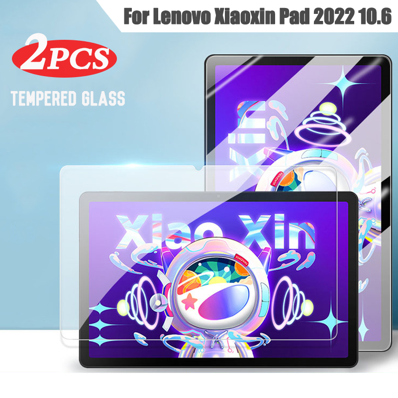  9H Tempered Glass Screen Protector For Lenovo Xiaoxin Pad 2022 10.6'' Glass TB125FU TB128FU Bubble Free Protective Film 